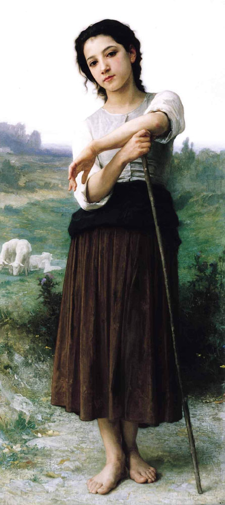 Bergere Bouguereau — William Adolphe Bouguereau