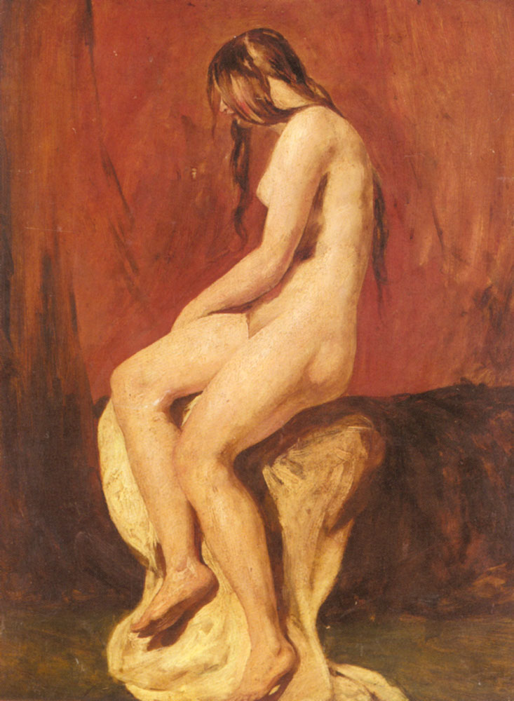 Estudio De Femenino Desnudo Etty — William Etty