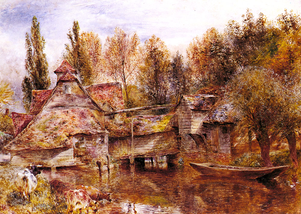 Molino Sobre Thames Mapledurham Huggins — William Huggins