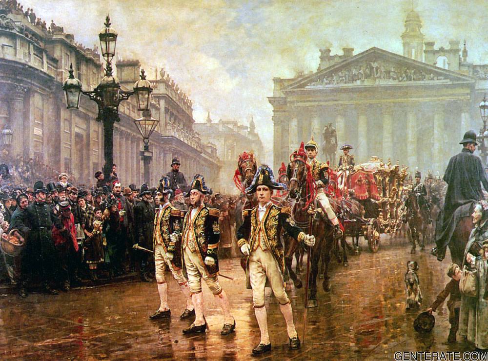 Sir James Whiteheads Procesion Logsdail — William Logsdail