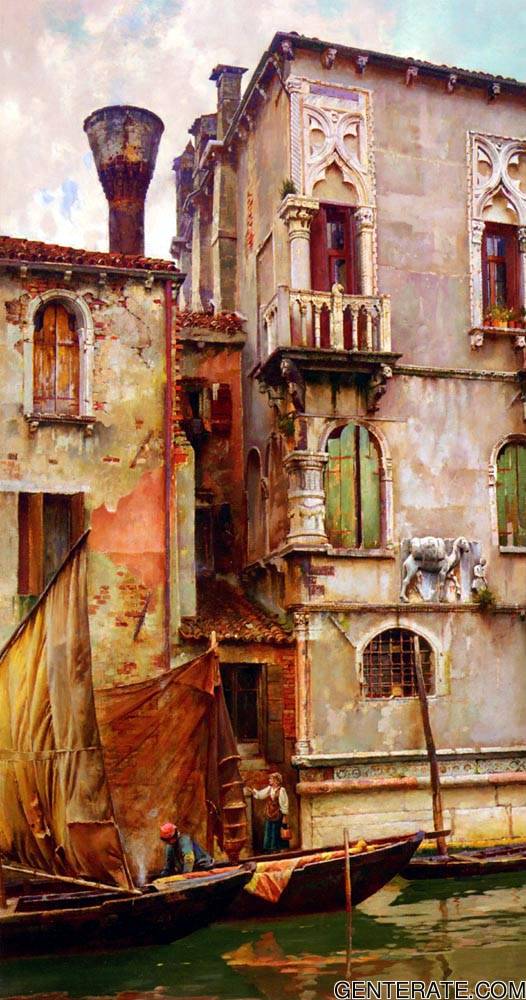 Venetian Backwater Logsdail — William Logsdail