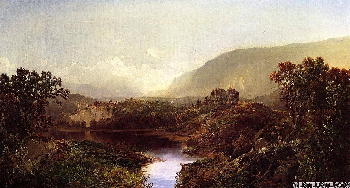 Montana Paisaje Nuevo York State Sonntag — William Louis Sonntag