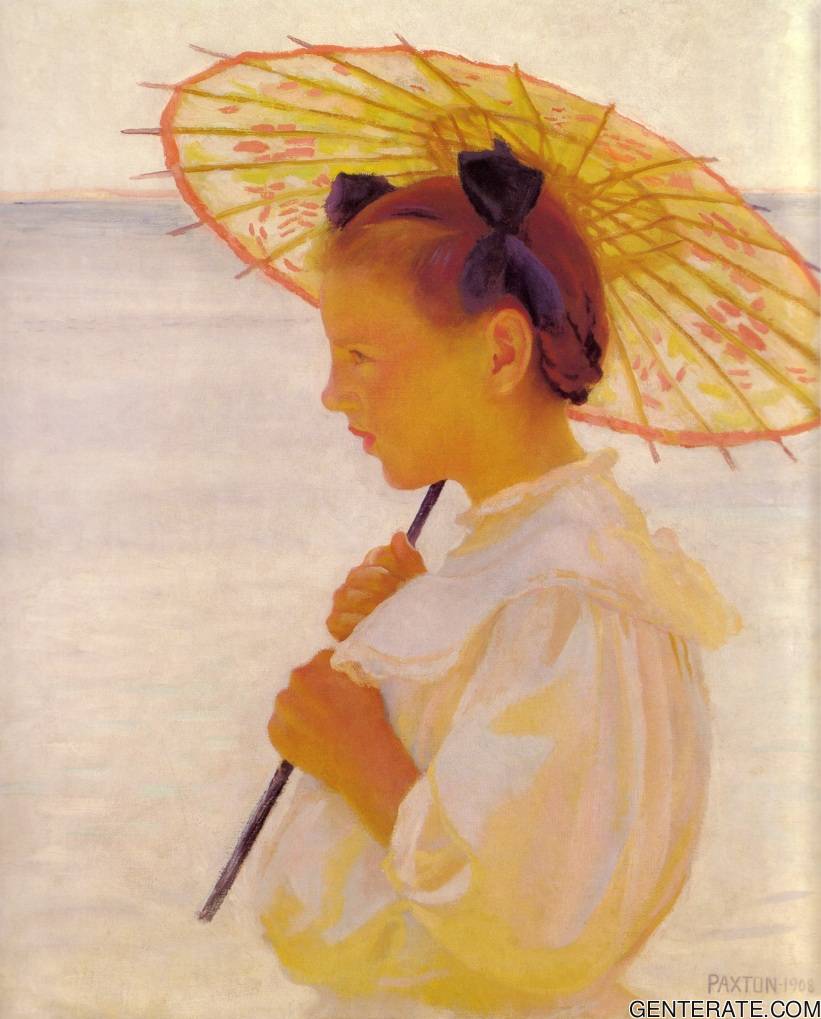Chinese Parasol Paxton — William Mcgregor Paxton