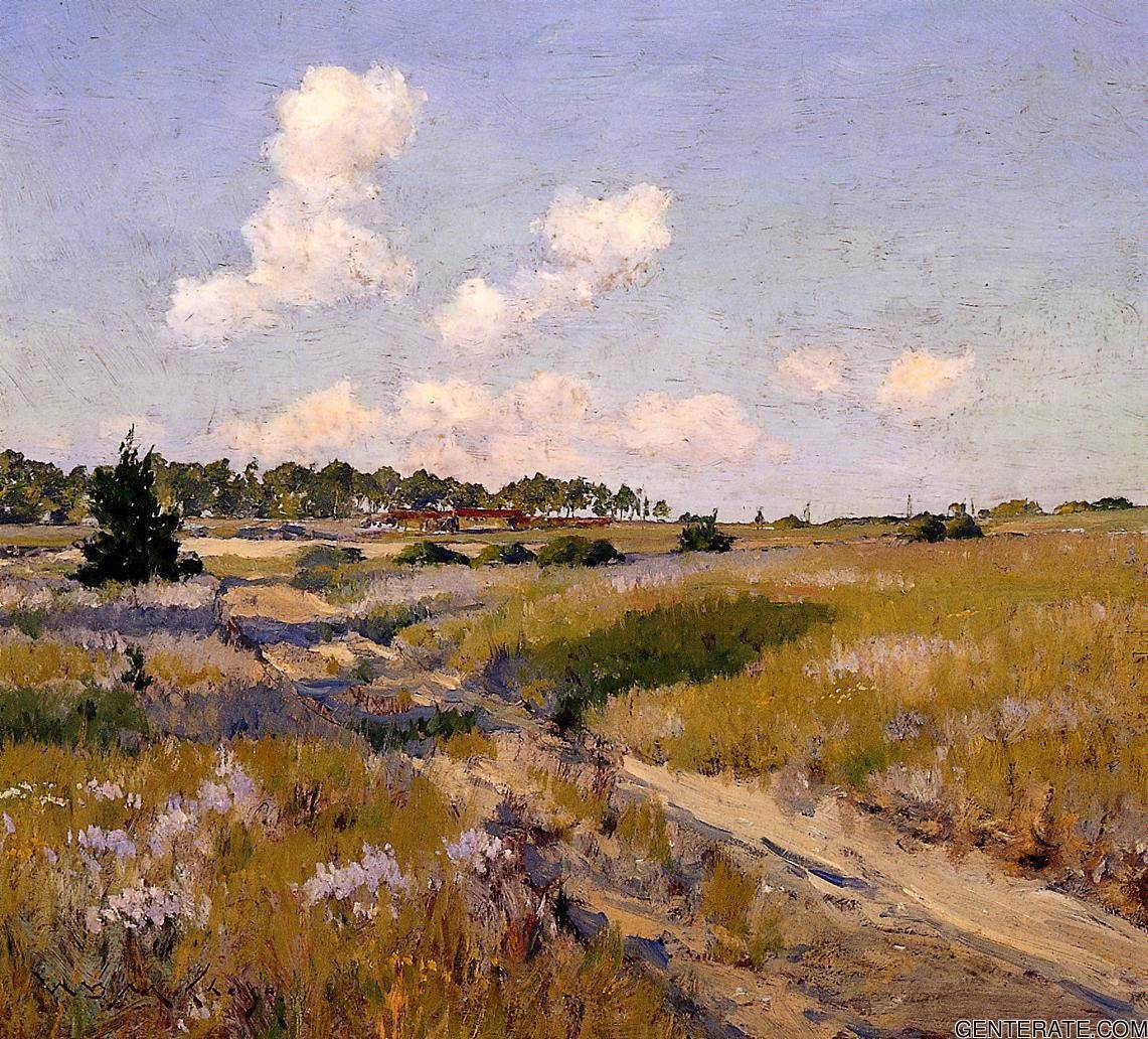 Afternoon Shadows Chase — William Merritt Chase