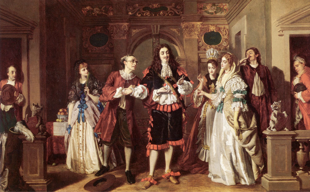 Escena De Molieres Lavare Frith — William Powell Frith