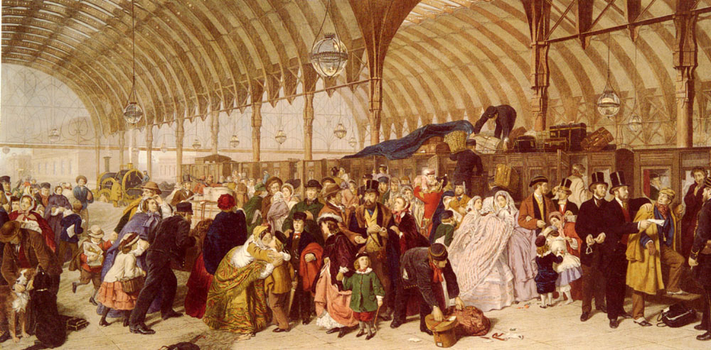 Railway Station Frith — William Powell Frith