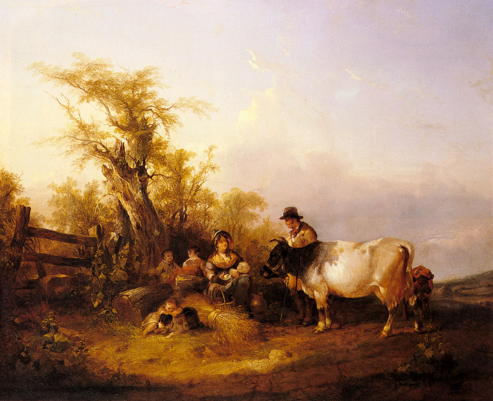 Camino Hacia Mercado Shayer — William Shayer