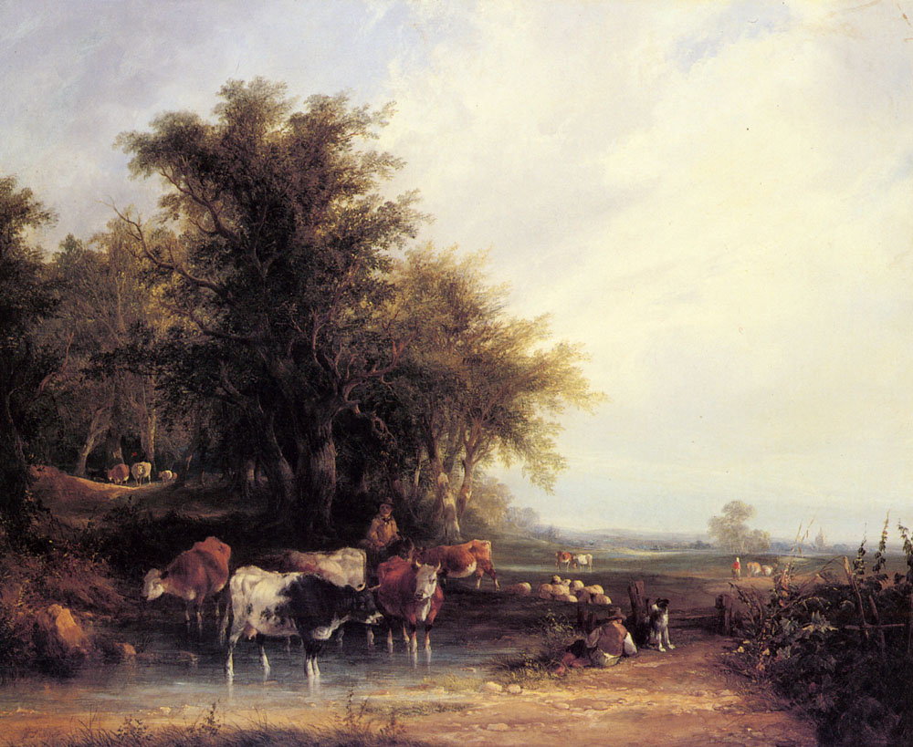 Cerca De Nuevo Bosque Shayer — William Shayer