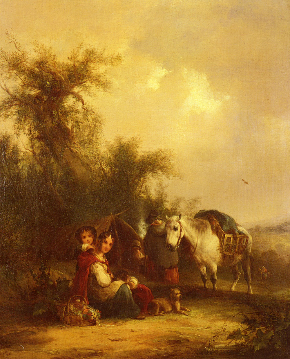 Descansando Along Trail Shayer — William Shayer