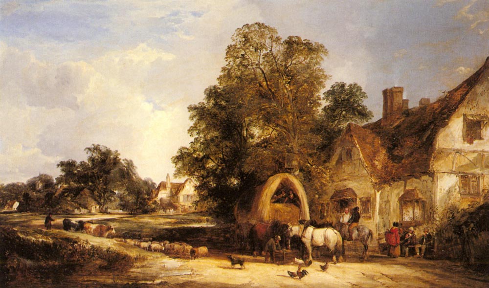 Half Way Casa Thatcham Shayer — William Shayer