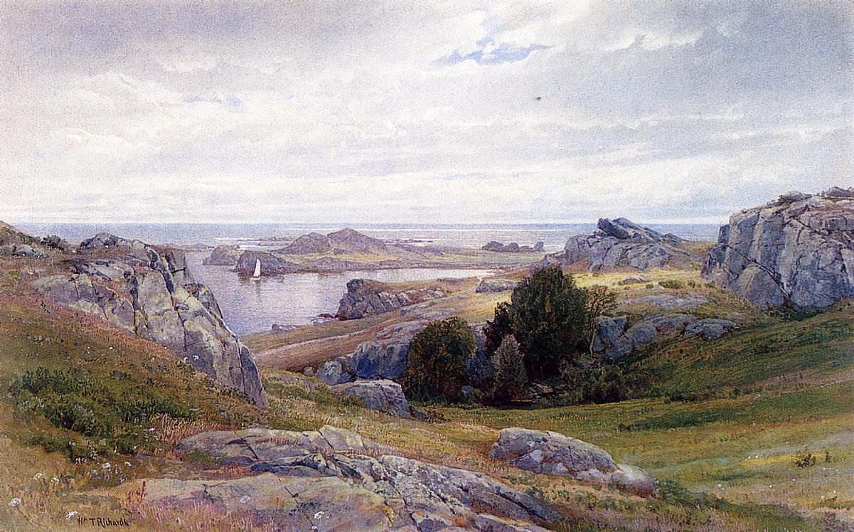 Costa Con Sailboat Newport Richards — William Trost Richards