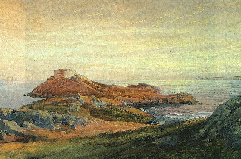 Fort Dumpling Jamestown Richards — William Trost Richards