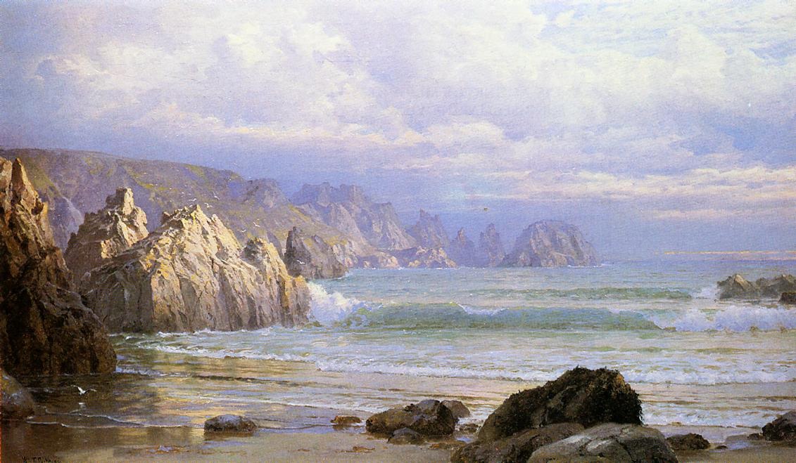 Marina Along Cliffs Richards — William Trost Richards