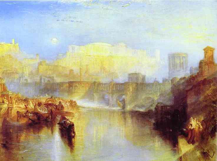 Antiguo Roma Agrippina Landing Con Ashes De Germanicus Turner — William Turner