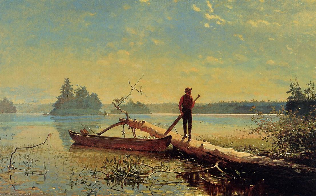 Adirondack Lago Homer 02 — Winslow Homer
