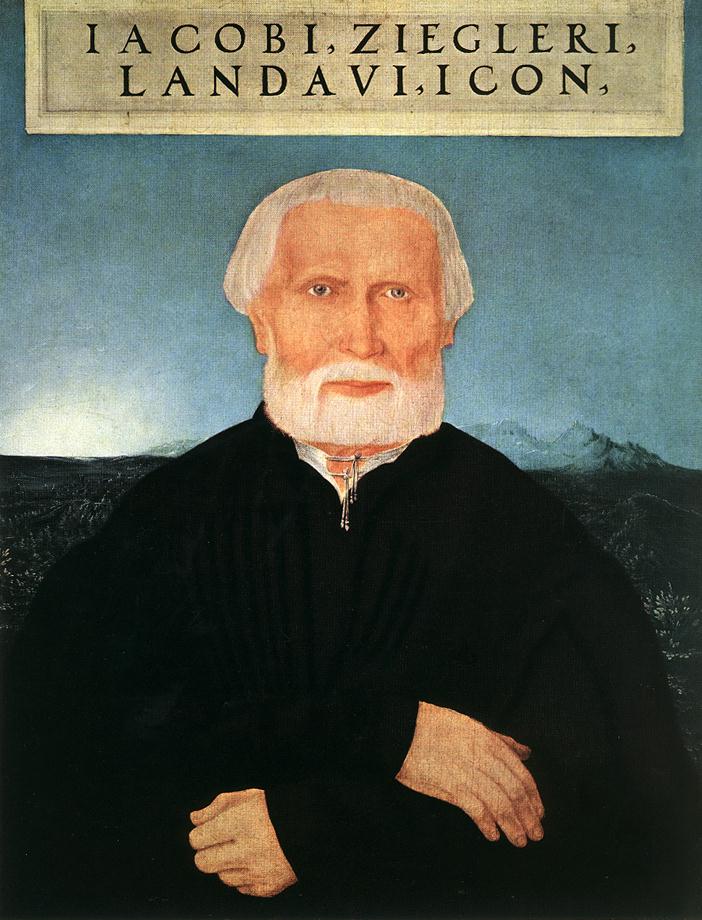 Retrato De Jacob Ziegler Huber — Wolf Huber