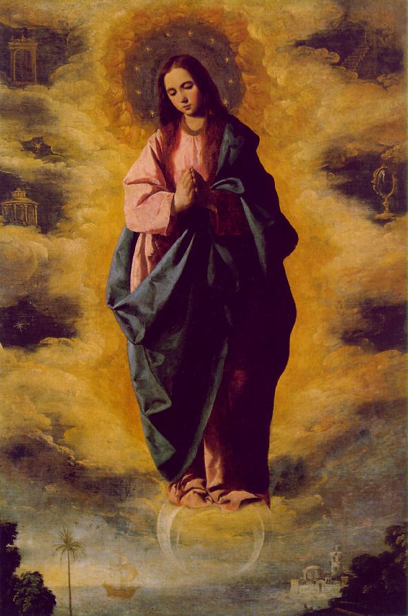 Immaculate Conception 1 Zurbaran — Zurbaran — Barroco