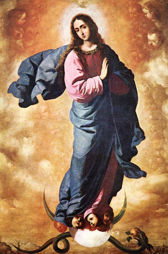 Immaculate Conception 2 Zurbaran — Zurbaran — Barroco