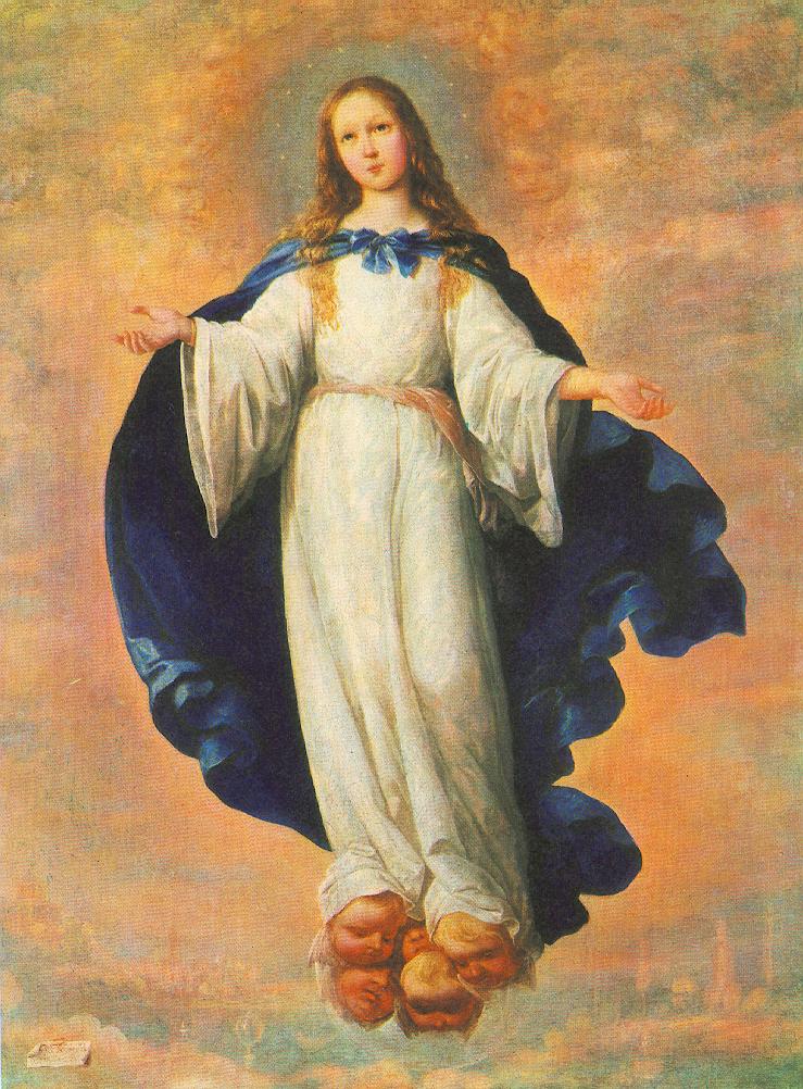 Immaculate Conception 3 Zurbaran — Zurbaran — Barroco