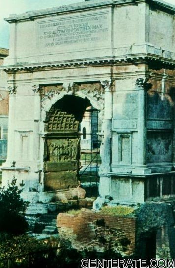 El Arco de Tito, Arquitectos romanos (Domiciano)