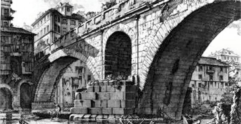 Las cárceles de invención (Carceri I), Giovanni Battista Piranesi